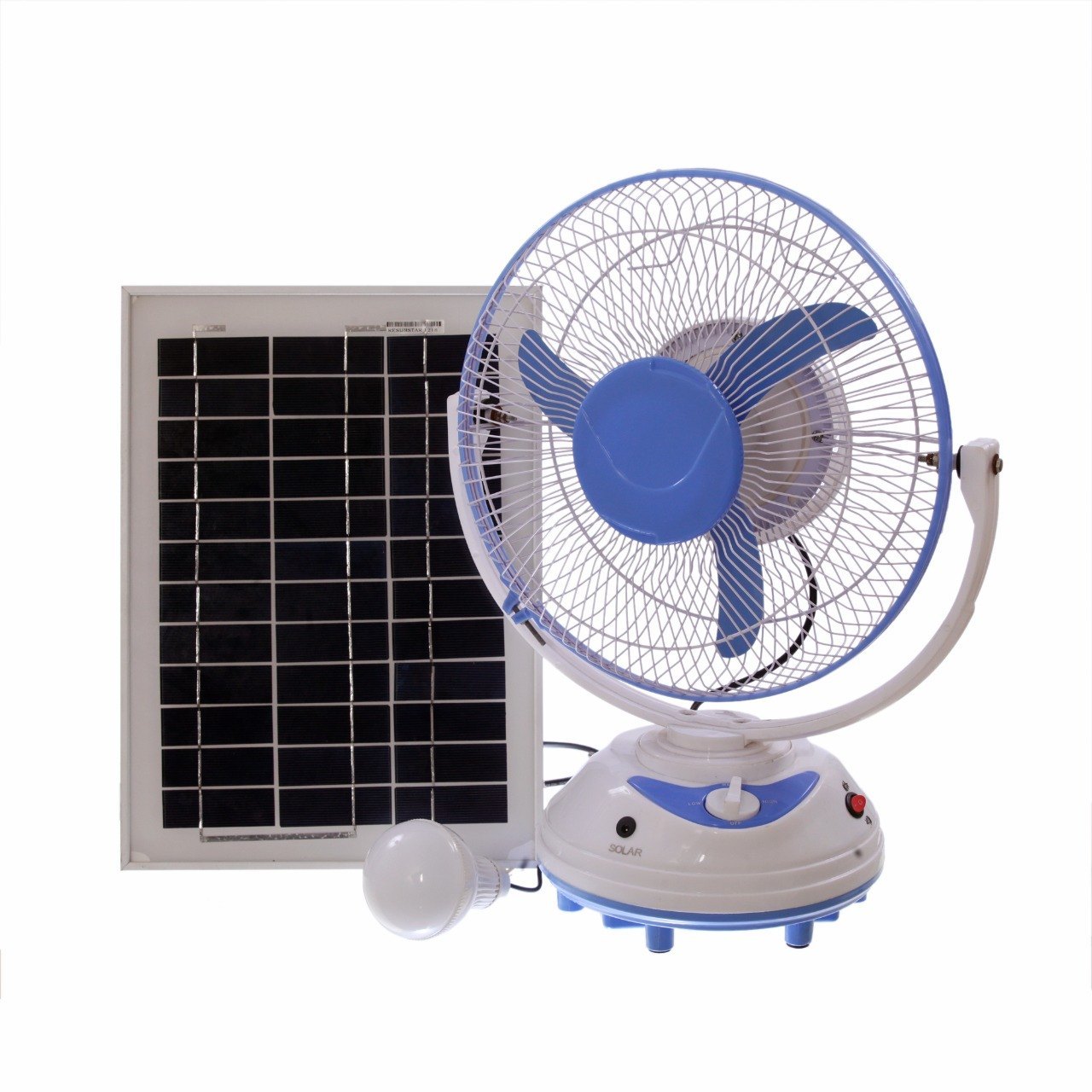 12V DC Cooling Solar Fan And Light - Image 2