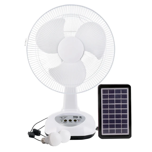 12V DC Cooling Solar Fan And Light - Image 3