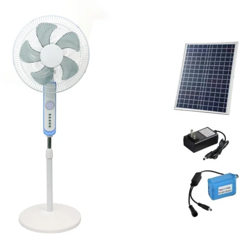 12V DC Cooling Solar Fan And Light