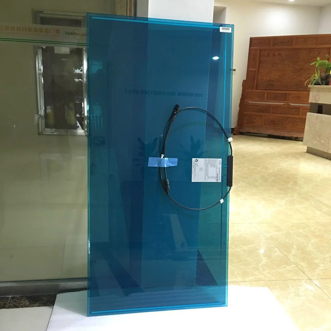 Glass Thin Film Transparent Solar Panels BIVP Solar Panel Glass Facade
