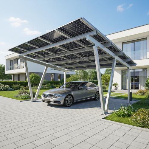 Wholesale Aluminum Alloy Solar Panel PV Structure System Carport Car Parking Mounting for Solar Car Park